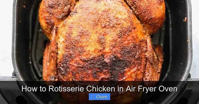 How to Use Rotisserie in Air Fryer Oven
