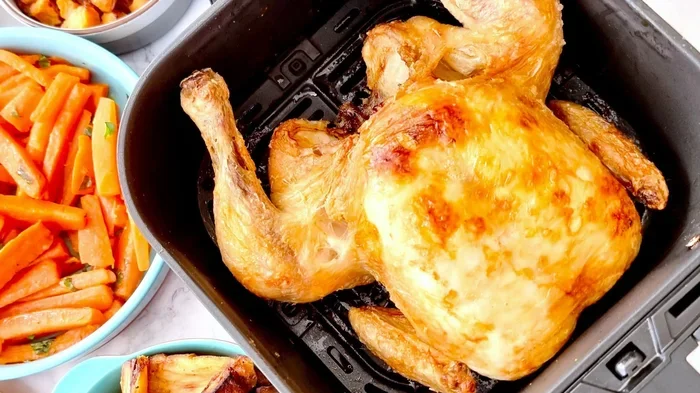 How To Roast A Whole Chicken In Air Fryer For Crispy Skin
