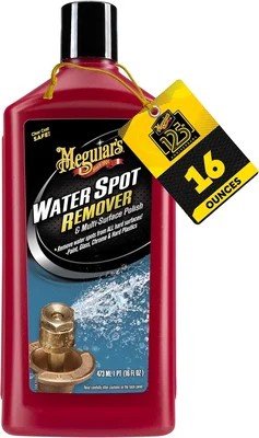 Meguiar's Water Spot Remover and Polish 16 Oz for Auto Glass Care