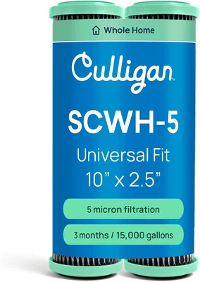 Culligan SCWH-5 Whole House Water Filter Cartridges Standard-Duty Carb