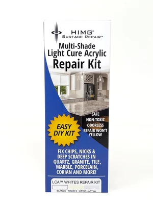 White Tones Quartz Countertop Repair Kit for Marble Granite Acrylic Po