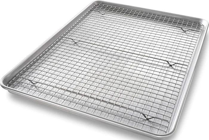 USA Pan 1607CR Bakeware Extra Large Sheet Baking Pan and Bakeable Nons