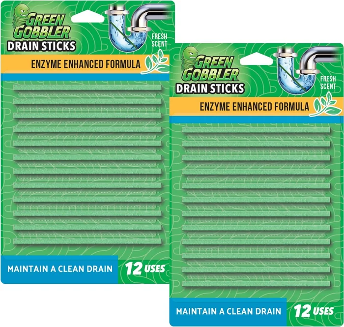 Green Gobbler Drain Cleaner and Deodorizer Fresh Scent Sticks for Toil
