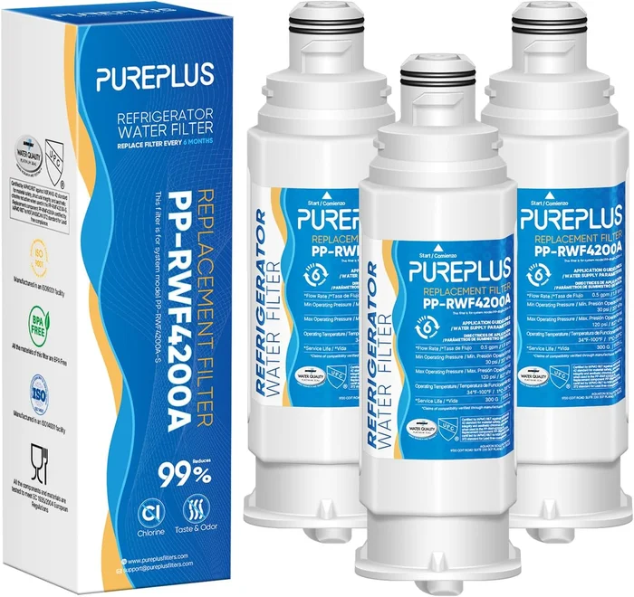 PUREPLUS RWF4200A Water Filter Replacement for Samsung DA97-17376B 3 P