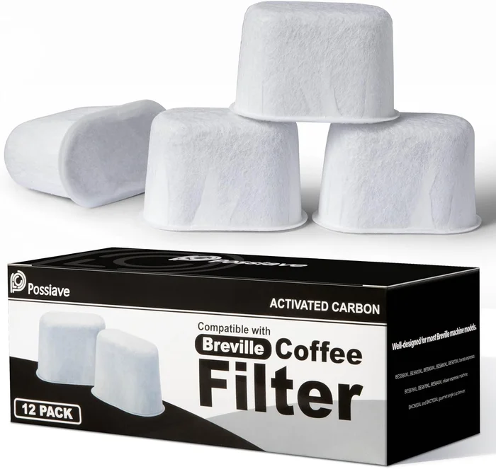 Possiave 12-Pack Water Filters Compatible with Breville BWF100 Coffee 