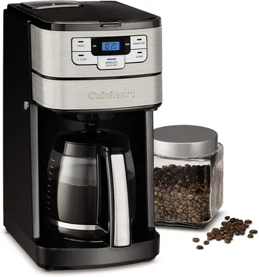 Cuisinart Automatic Grind And Brew 12-Cup Coffee Maker With Blade Grin