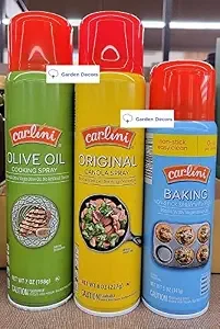 Carlini Olive Oil Cooking Spray Original Canola Spray Baking Non-Stick