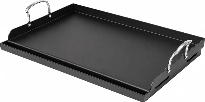 Utheer 25 x 16 Pre-Seasoned Nonstick Cast Iron Griddle for Gas and Cha