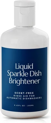 CLEANOMIC Liquid Sparkle Dish-Brightener Dishwasher Rinse Aid for Clea