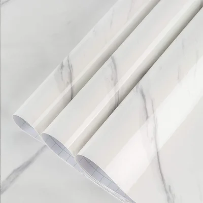 BAYYA Extra Wide Marble Granite Peel and Stick Wallpaper in Ivory Whit