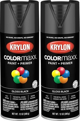 Krylon K05505007 COLORmaxx Spray Paint and Primer for Indoor/Outdoor U