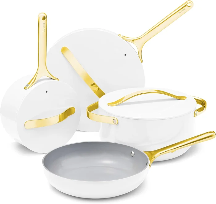 Caraway 12-Piece Non-Stick Ceramic Cookware Set for Modern Kitchens