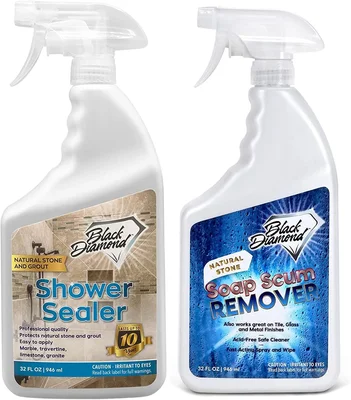Natural Stone Soap Scum Remover and Shower Sealer 2-Quarts