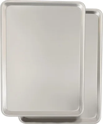 Umite Chef Commercial Quality Baking Sheet Pan Set Natural Aluminum Wa