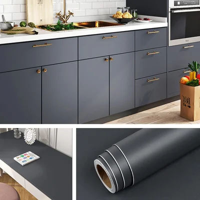 Livelynine 15.8x78.8 Inch Dark Grey Peel and Stick Wallpaper for Bathr