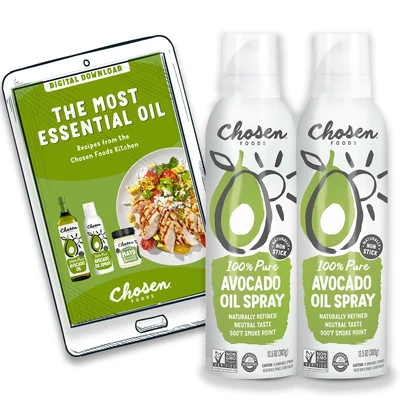 Chosen Foods 100% Pure Avocado Oil Spray Keto Diet Friendly Kosher Coo