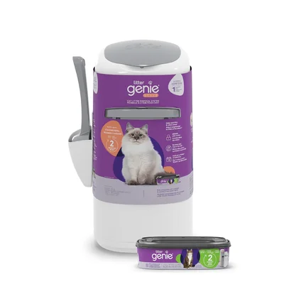 Litter Genie Style Cat Litter Disposal Pail with 14 ft Standard Refill