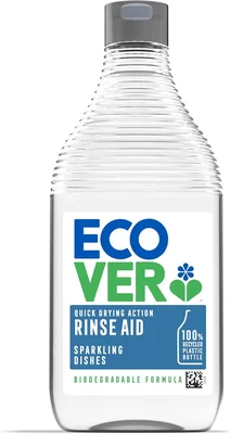 Ecover Dishwasher Rinse Aid for Sparkling Dishes and Quick Drying