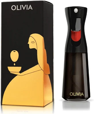 FLAIROSOL OLIVIA SIGNATURE Oil Sprayer, 200ml Glass, Black