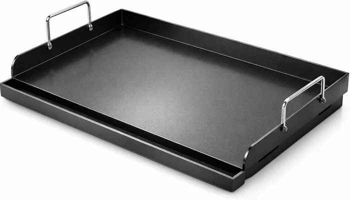 Utheer 25x16 Nonstick Cast Iron Griddle for Gas Grill Camping and Tail