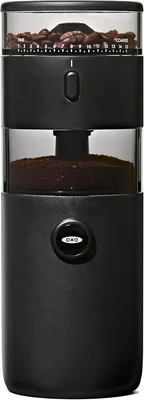 OXO Brew Compact Conical Burr Electric Coffee Bean Grinder with 50g Ca