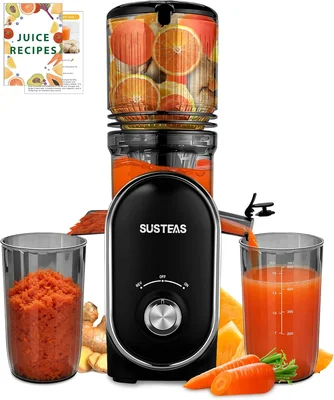 SUSTEAS Juicer Machines with 5.3 Inch Extra Wide Chute for Whole Fruit
