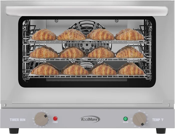 KoolMore 19 Inch Countertop Convection Oven for Quarter-Size Pans with