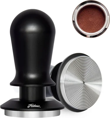 54mm Espresso Tamper Spring Loaded Self Leveling Coffee Tamper for Per