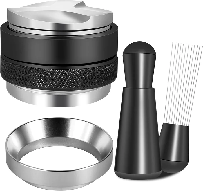 Reoszeank 54mm Espresso Accessories Kit with Distributor, Tamper, WDT,