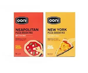 Ooni Pizza Dough Mix Bundle with 4 Neapolitan and 4 New York 8.8 oz Do