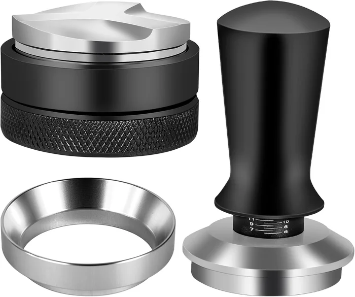 Reoszeank 54mm Espresso Accessories Kit with Distributor, Tamper, and 