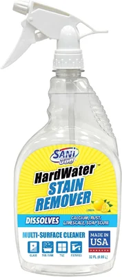SANI 360° Hard Water Stain Cleaner & Surface Sealant, 32 oz, Lemon Sce