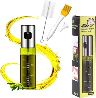 Oil Sprayer for Cooking, Olive & Avocado Oil Spray Bottle, Premium Gla