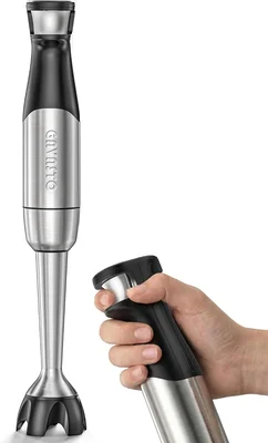 Gavasto Smart Immersion Blender with Variable Telescopic Rod and Stepl