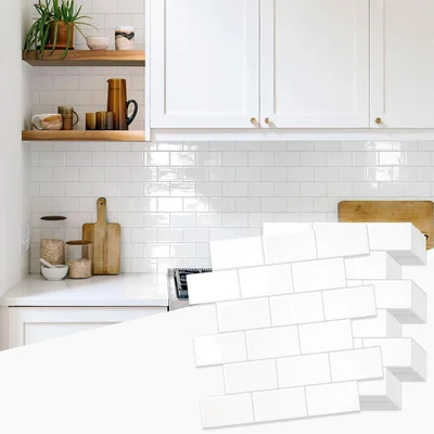 STICKGOO Subway Tile Peel and Stick Backsplash Thicker Design 12x12 St
