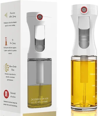 Olive Oil Sprayer for Cooking, Glass Oil Sprayer Mister Spray Bottle, 