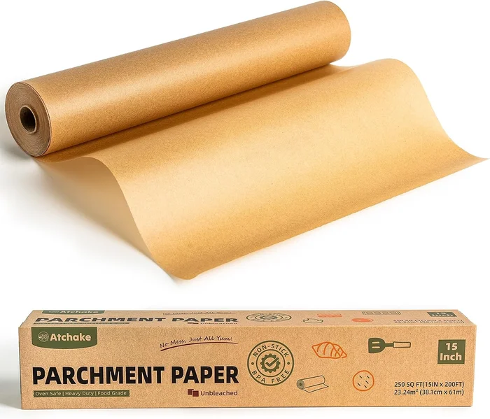 Parchment Paper Roll for Baking, 15 In Unbleached Parchment Paper