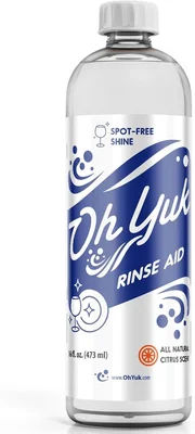 Oh Yuk Dishwasher Rinse Aid for Spot-Free Shine and Drying