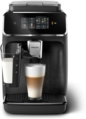 PHILIPS 2300 Series Fully Automatic Espresso Machine With LatteGo Milk