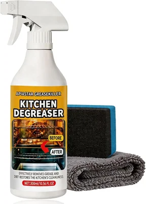 Apiastar Greasekiller Spray 300ml Heavy Duty Oven and Kitchen Degrease
